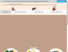 Tablet Screenshot of ferienhaus-brombachsee.de